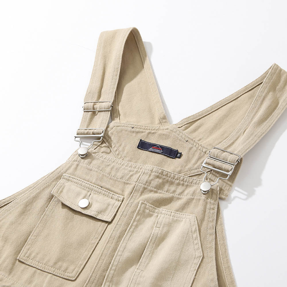 Cargo Chunky Jeans Suspenders Men Workwear Overalls