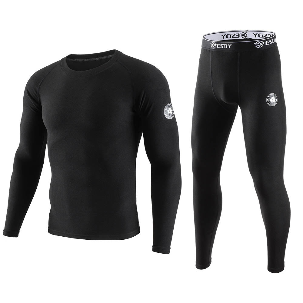 Fleece Thermal Underwear Set Fleece Sports Underwear for Men