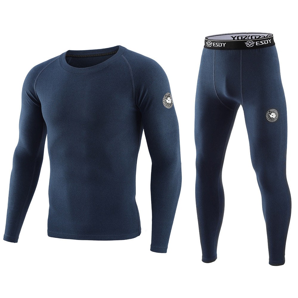 Fleece Thermal Underwear Set Fleece Sports Underwear for Men