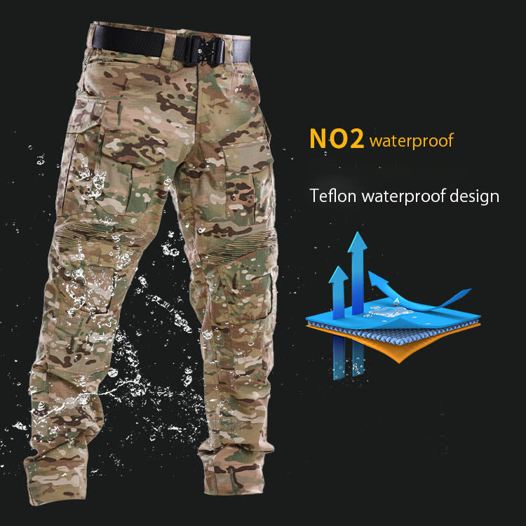 Tactical Pants Multi-Pockets Protective Outdoor Training Pants