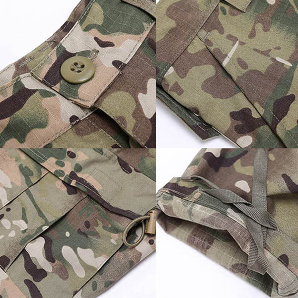 Camo Combat Cargo Men's Tactical Pocket Pants