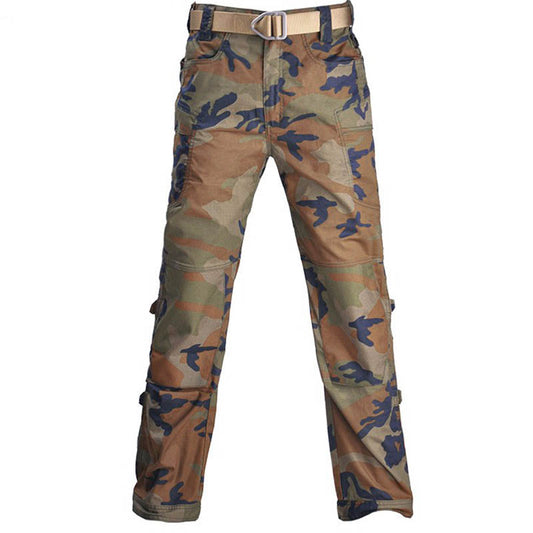 Pantalones tácticos IX4 Camuflaje Camuflaje Pantalones de carga