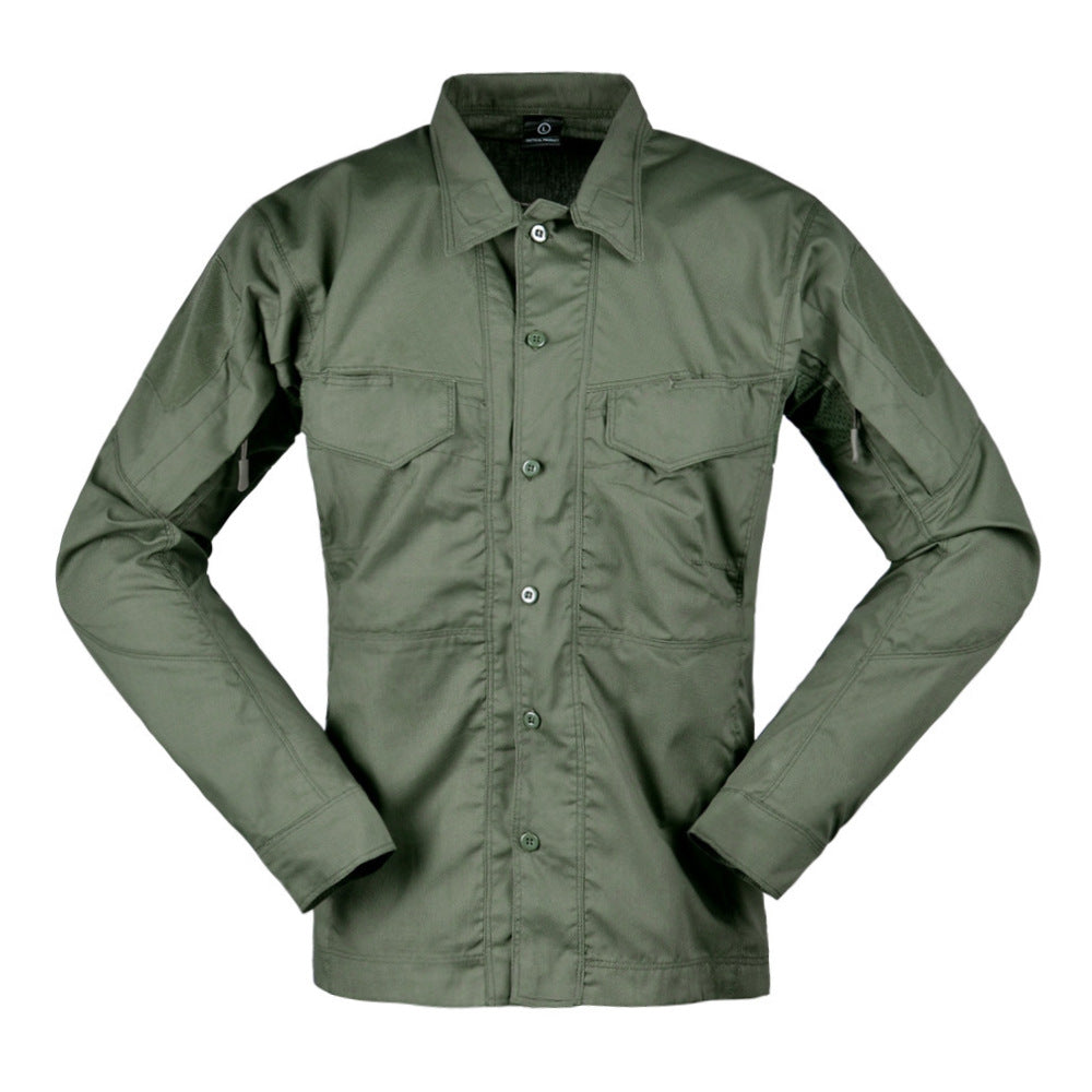 Chemise tactique pour hommes à manches longues pour l'entraînement en plein air