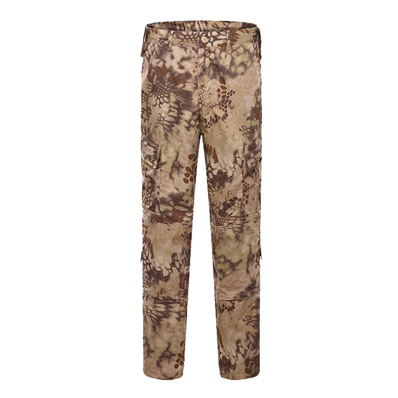 Camo Combat Cargo Men's Tactical Pocket Pants