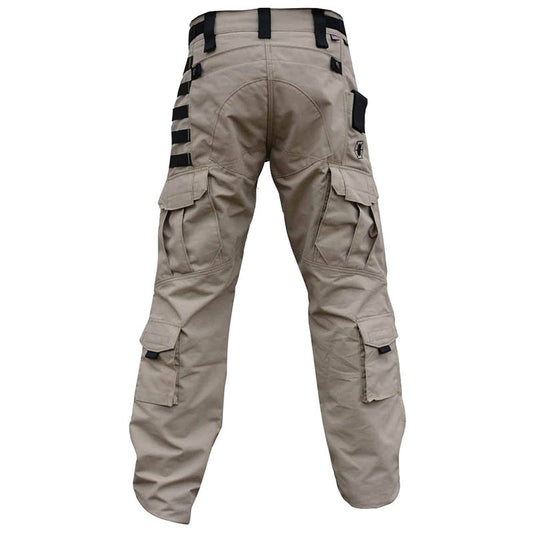 Combat Cargo Men's Tactical Pocket Pants in Khaki Camo