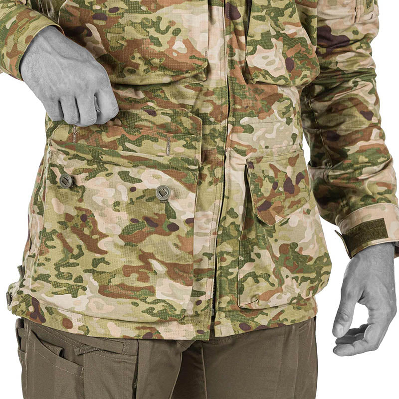 Camo Big Pockets Bomber Jacket M2 Parka Men Tactical Coat