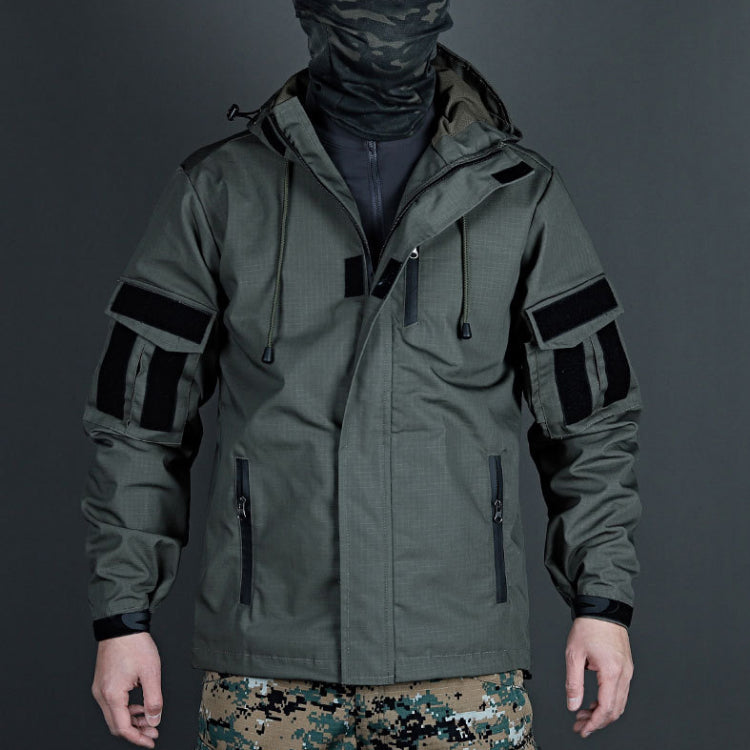 Veste à capuche de combat mince en plein air