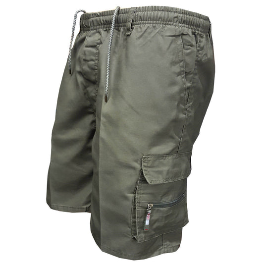 Shorts de fret pour hommes de taille plus, shorts de camouflage multi-poche multiples