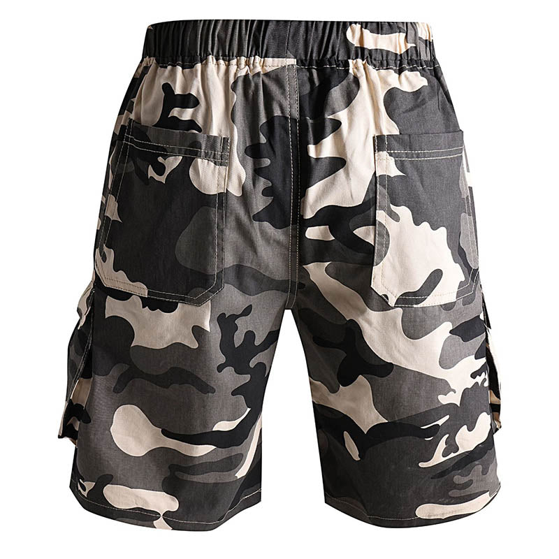 Men's cargo cotton camouflage plus size shorts