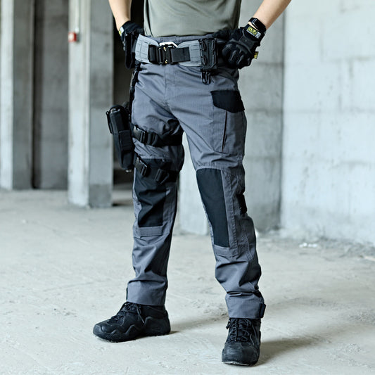 Pantalones de hombres sueltos de la articulación de los hombres sueltos resistentes al aire libre para los hombres sueltos resistentes a los hombres sueltos