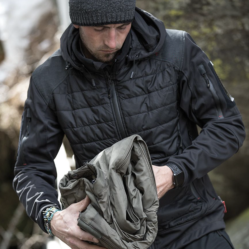 Chaqueta multifuncional táctica impermeable para hombres de invierno de invierno