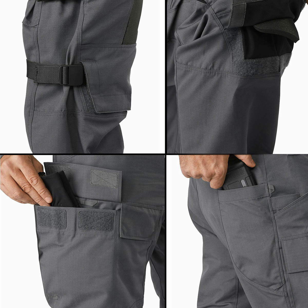 Asalto pantan arg 2 pantalones tácticos tácticos para hombres en negro