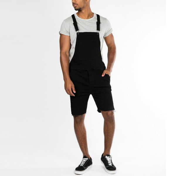 Cargo Shorts Overall Men Work Wear Street Fashion