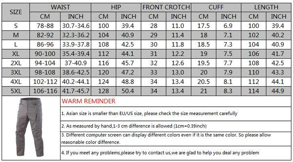 Taktische Hosen Multipockets Schutz im Freien im Freien 5 Farben