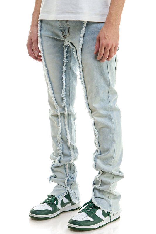 Dehnung gewaschener Denim