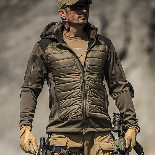 Veste multifonctionnelle Tactical étanche à la toisse d'hiver pour hommes