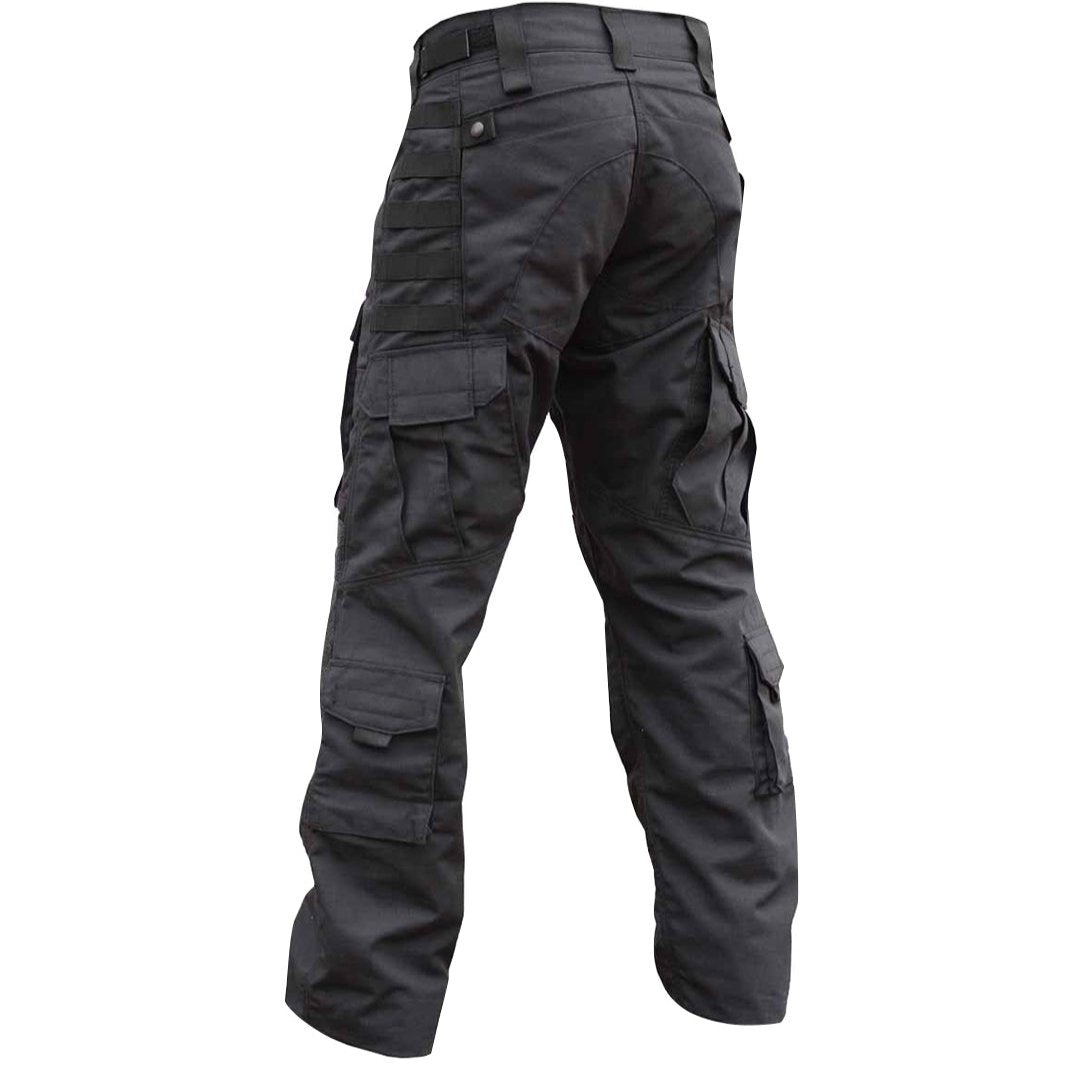 Raider Tactical Pants Black Cargo Pants with Muti-Pockets