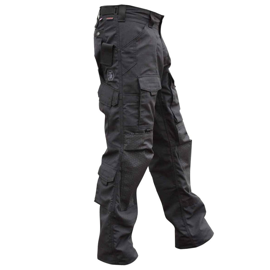 Raider Tactical Pants Black Cargo Pants with Muti-Pockets