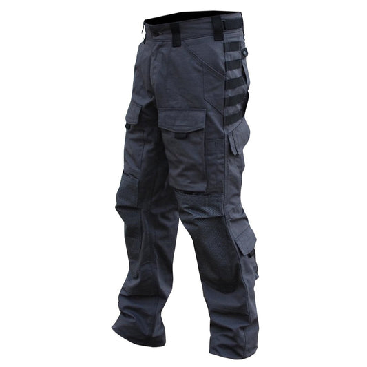 Calça tática de Raider calças de carga com muti-pockets em cinza