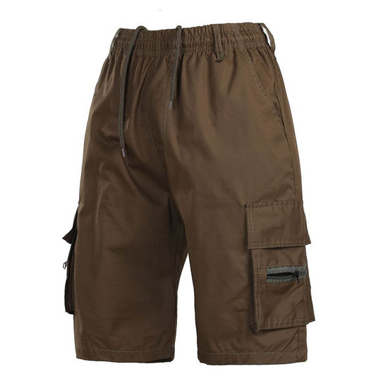 Shorts de fret pour hommes de taille plus, shorts de camouflage multi-poche multiples