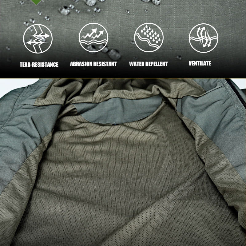 Outdoor Thin Combat Hooded Men's Jacket