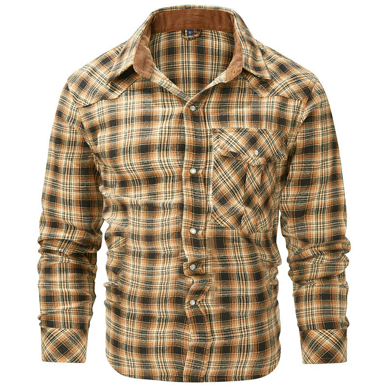 Big Size Classic Plaid Shirts for Men