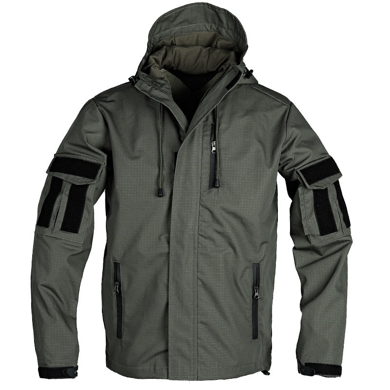 Outdoor Thin Combat Hooded Men's Jacket