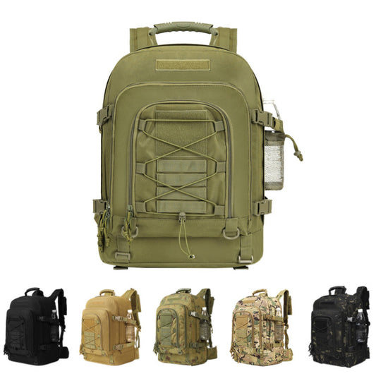 Outdoor Mountaineering Tactical Large-capacity Expandable 60L Backpack