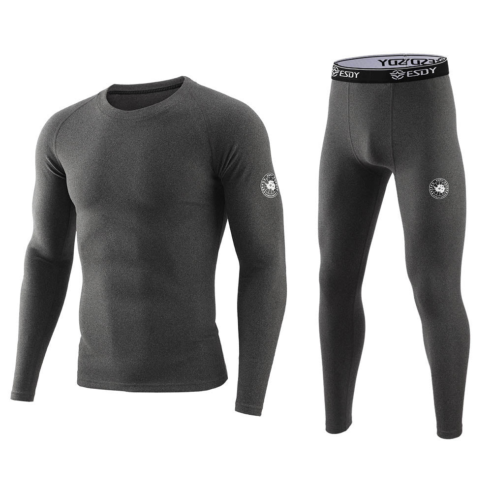 Roupa térmica de lã Definir roupas íntimas esportivas de lã para homens