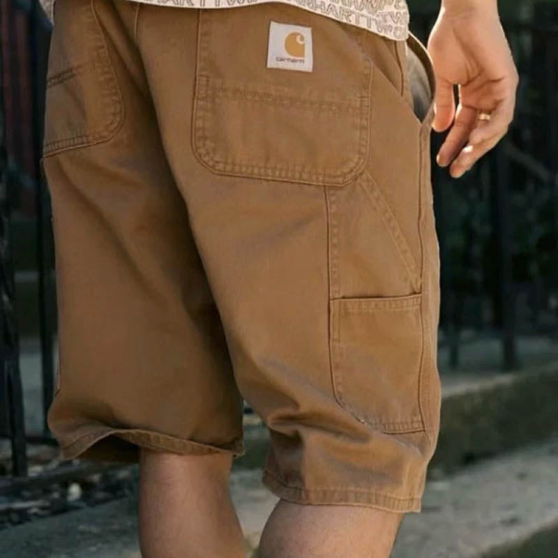 Cotton multi-pocket tooling short wear and breathable