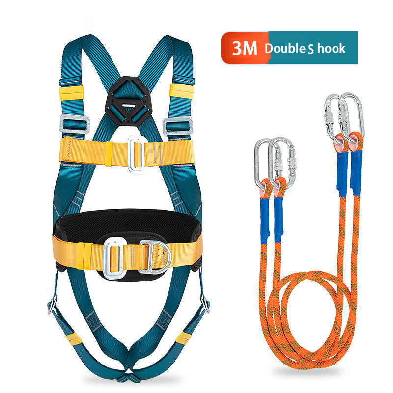 Outdoor Safety Harness High-altitude Operation Anti-fall Rock Climbing Gear