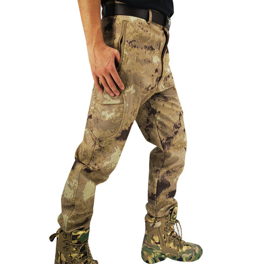 Shell souple en plein air et pantalon pour hommes en velours