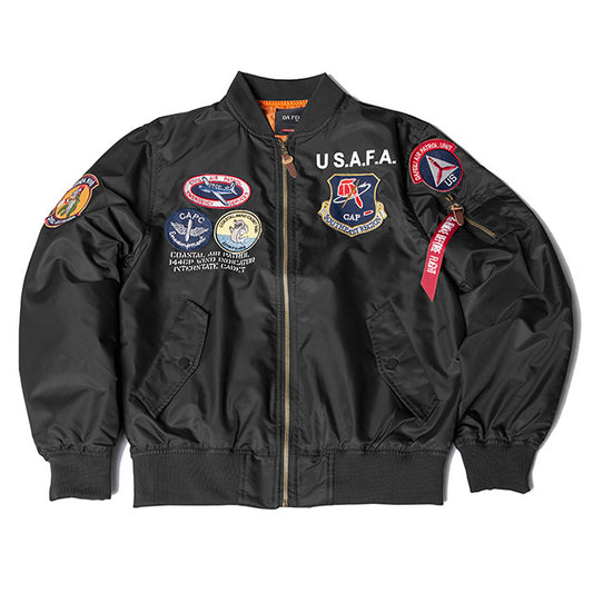 Air Force Distrange Bordado Bordeiro Menina Bomber