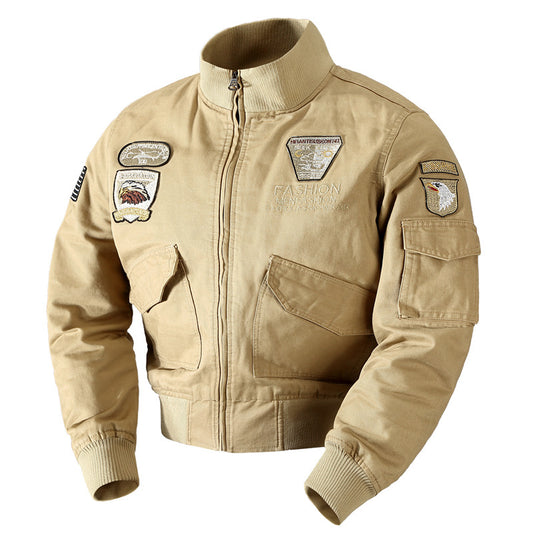 Fashion Lapel Flight Men's Jacket