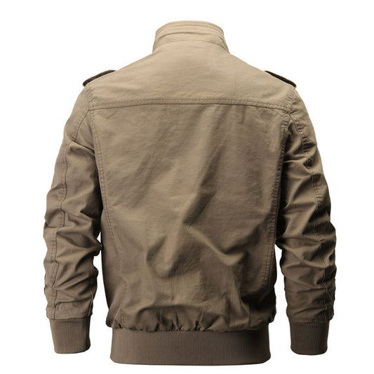 Chaqueta de vuelo de talla grande para hombres