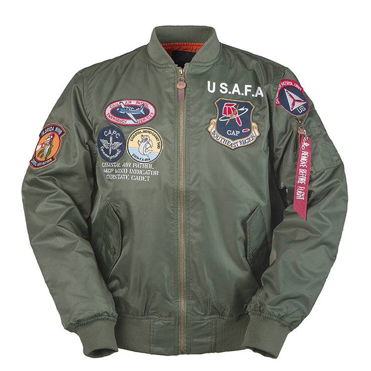 Air Force Distrange Bordado Bordeiro Menina Bomber