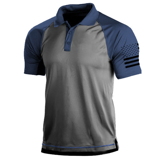 Camiseta para hombres de cuello de polo al aire libre