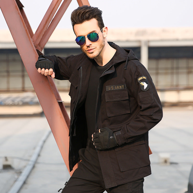 Casual hot sale army jacket