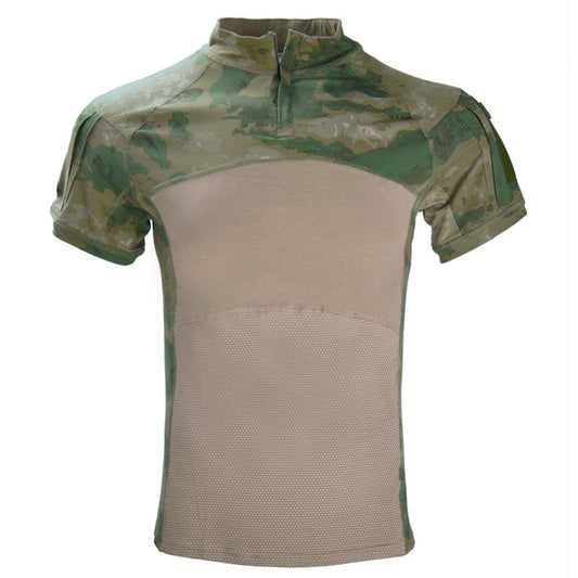 Combate de combate Rip-stop Python Camuflage Camisetas para hombres