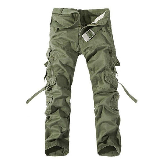 Causal Pockets Design Outdoor Cotton Men's Cargo Pants - KINGEOUS