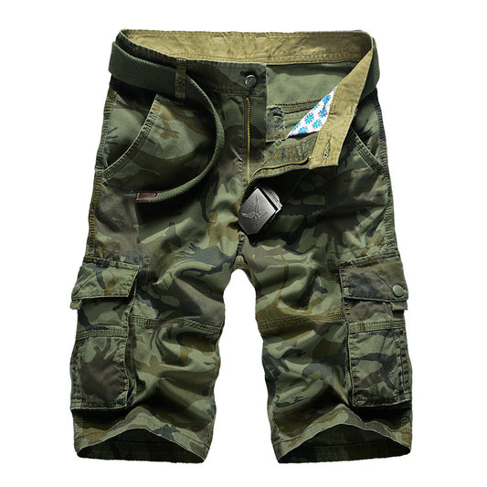 Coton Cotton Coton Camo Multi-pochers Shorts