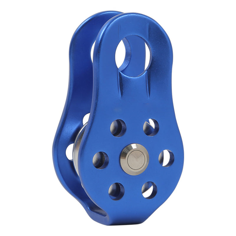 Rock Climbing Pulley Fixed Sideplate Single Sheave Pulley Outdoor Survival Tool