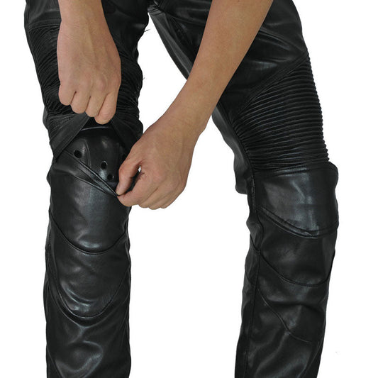 PU Waterproof Windproof Stretch Men's Motorcycle Pants