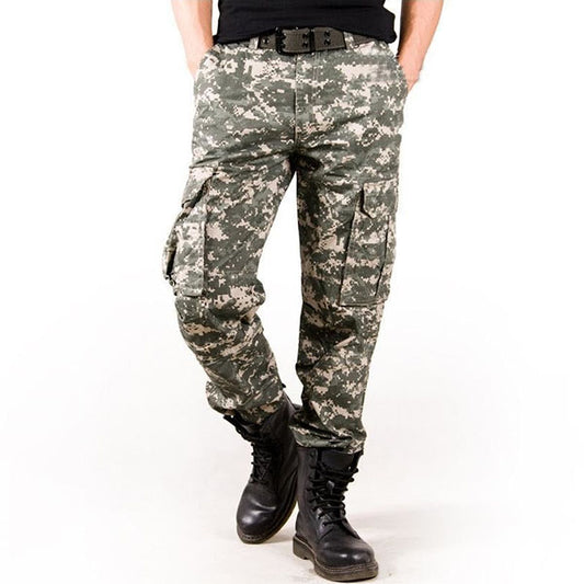 Pantalones de hombres de talla grande de camuflaje de camuflaje de camuflaje