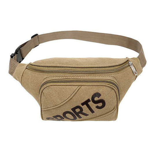 Sport Sport Casual High Capacity Canvas Waist Pack