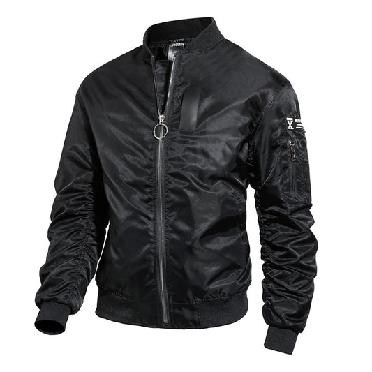 Bomber Flight Jacket Windbreak Military Pilot Jacket For Men - KINGEOUS