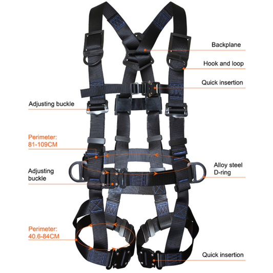 Sicherheitsgürtel hoher Höhe Klettern im Freien im Freien Ganzkörpergurt aus Erweiterung des Trainings