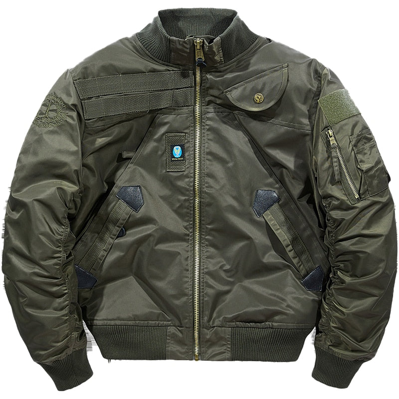 Outdoor Cool Army Stand Collar Flight Men's Bomber Jacket