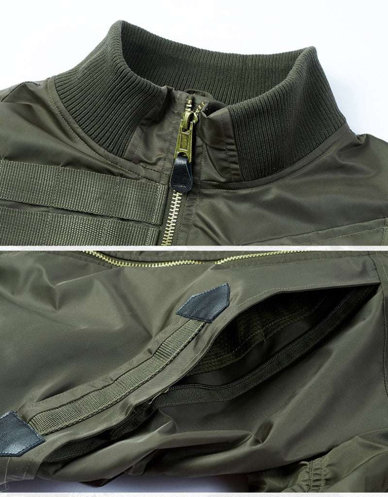 Outdoor Cool Army Stand Collar Flight Men's Bomber Jacket