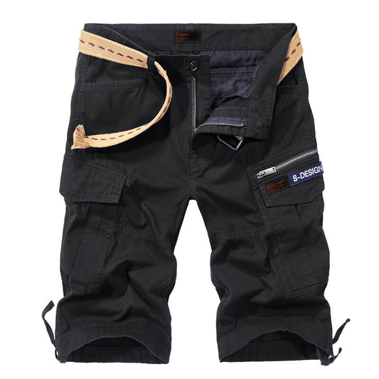 Summer Loose Casual Outdoor Multi-bag Tooling Cotton Men's Shorts